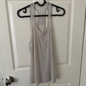 Lululemon Racerback Top Light Ivory Mesh Size Large